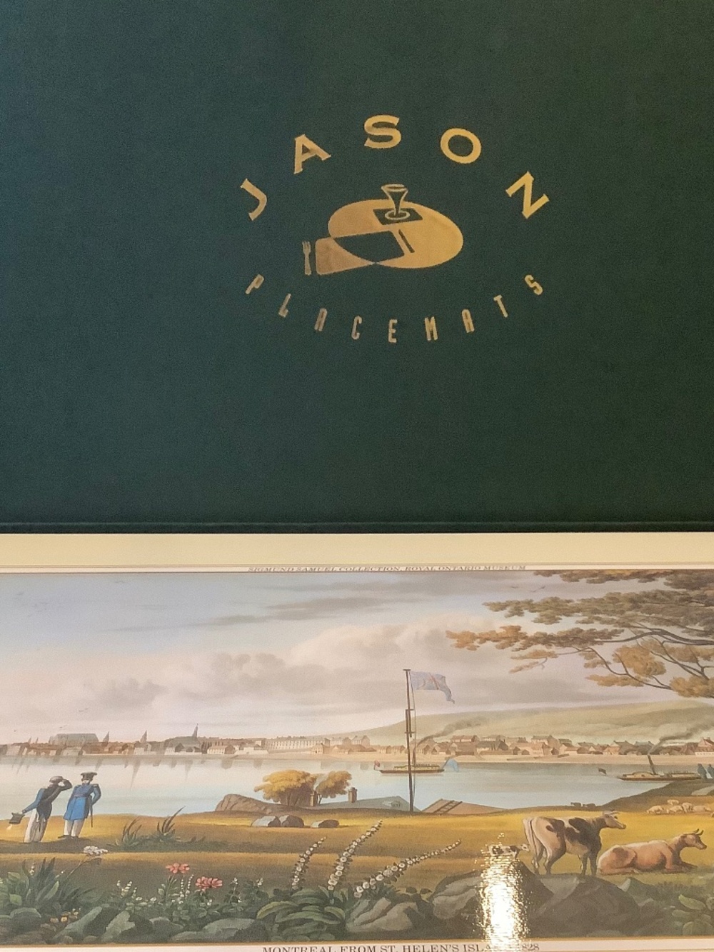 Jason Cork-Backed Placemats.  Historic Canada.  Set of 4.